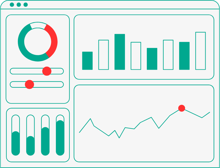 [Imagem de Dashboards Interativos]